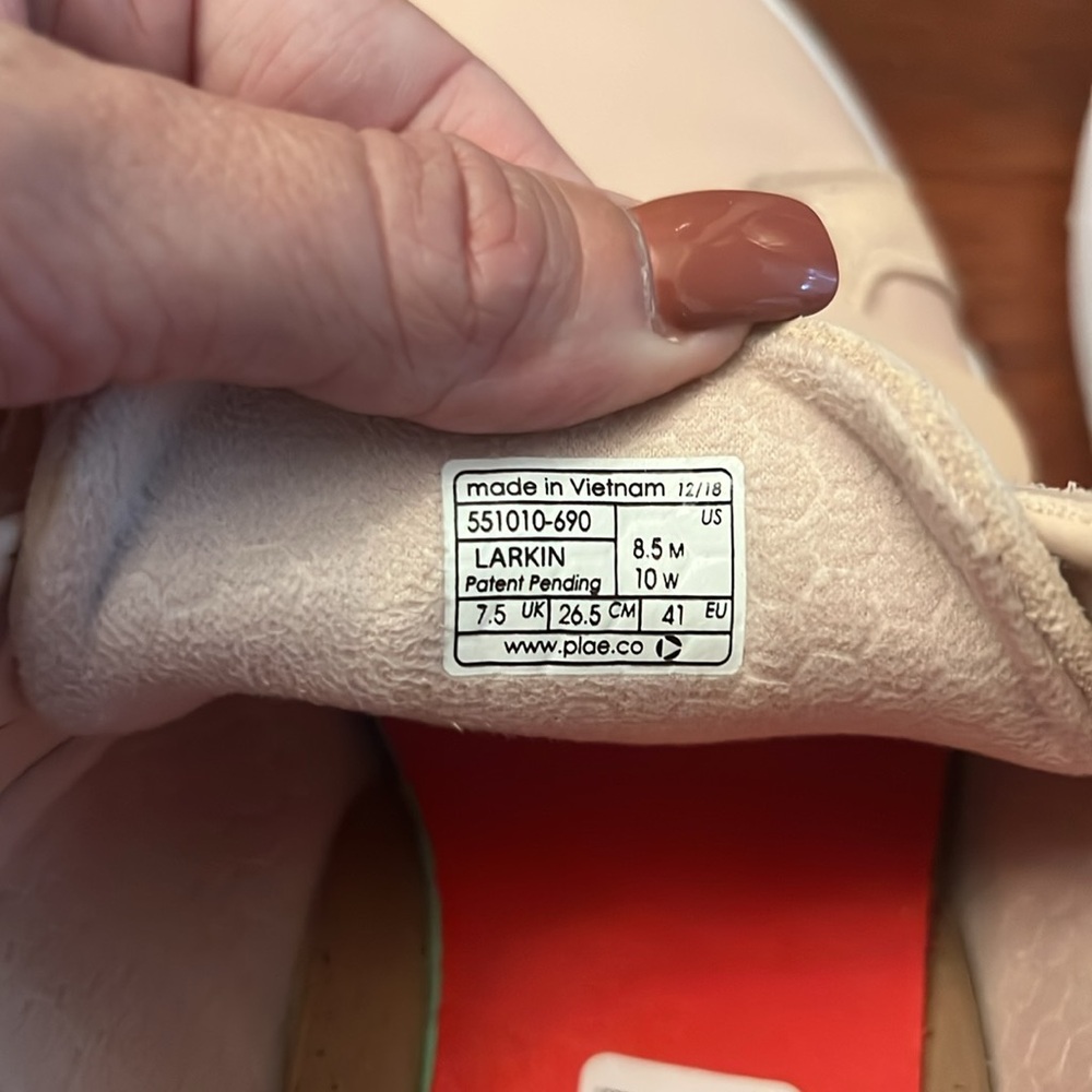 PLAE Larkin Pink Sneakers - Picture 9 of 10